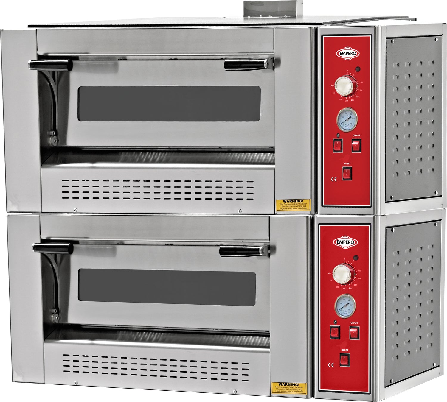 Gas-Pizzaofen mit zwei Ebenen – Ø 300 mm 4+4 Pizza
