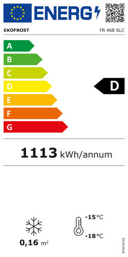 Etichetta energetica ufficiale, classe D