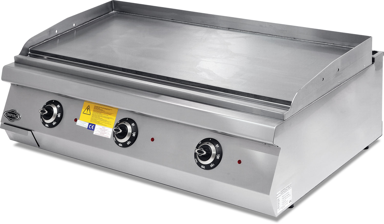 Elektrischer Grill mit geriffelter Chromplatte – 400 V / 18 kW