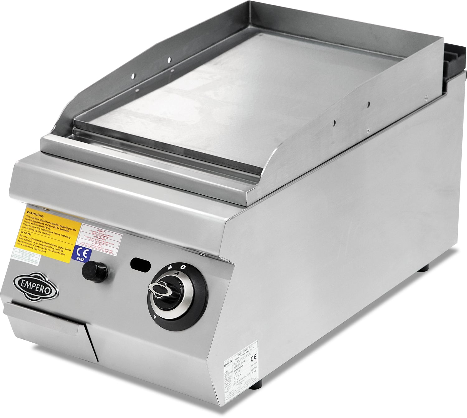 Gasgrill geriffelte Chromplatte – 10,32 kW