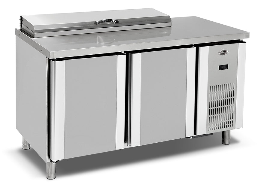 Pizza- und Salatkühlschrank mit 3 Türen – 500 L