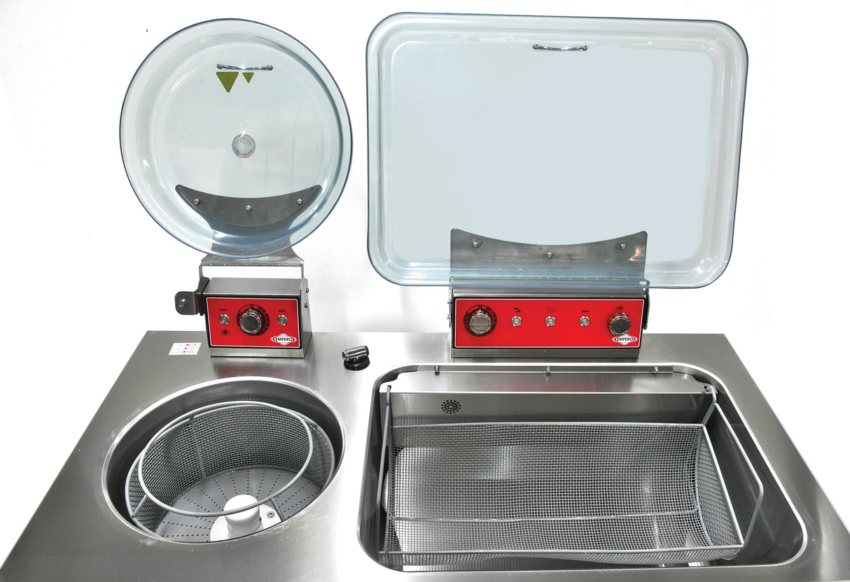 Machine de lavage et séchage de légumes – 0,85 m³ – 1300×660×987 mm