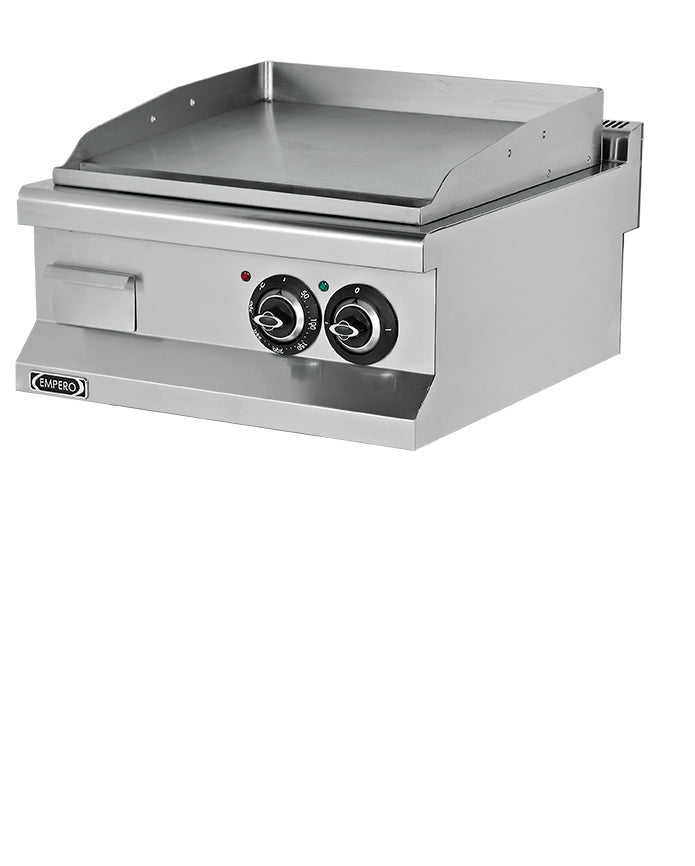 Elektrischer Grill mit geriffelter Chromplatte – 400 V / 7,2 kW
