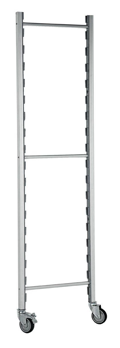 Aluminium-Regalzuführungen mit Rädern – 1800 mm