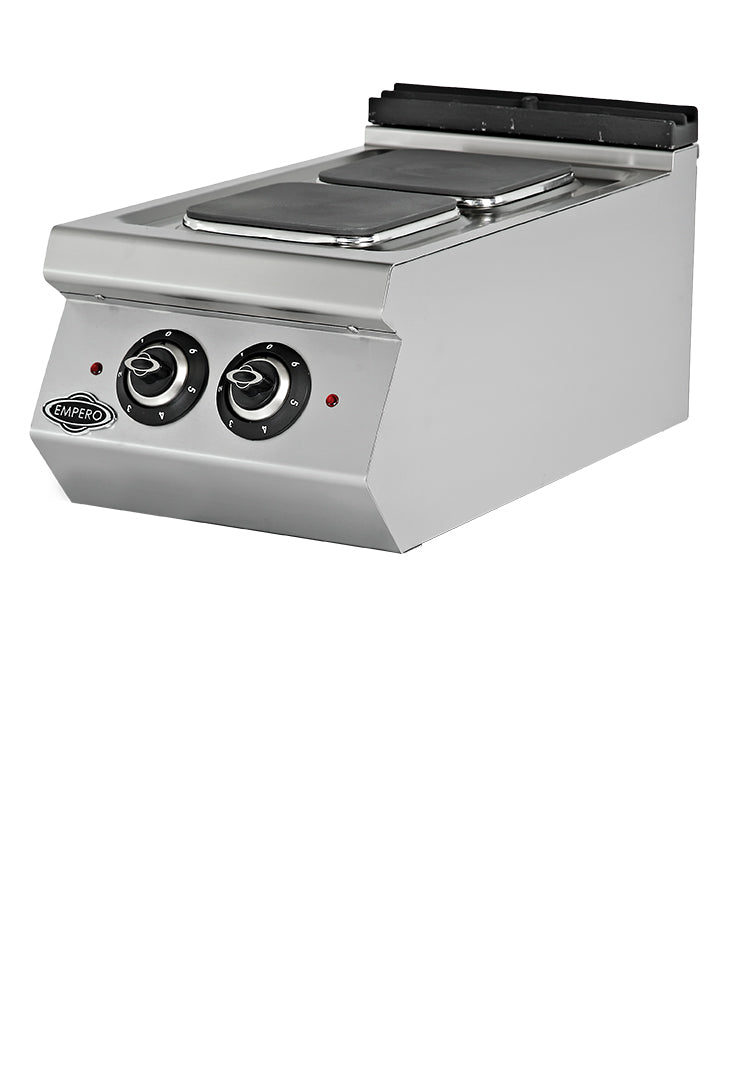 Elektroherd 2 quadratische Platten – 230 V / 4,5 kW