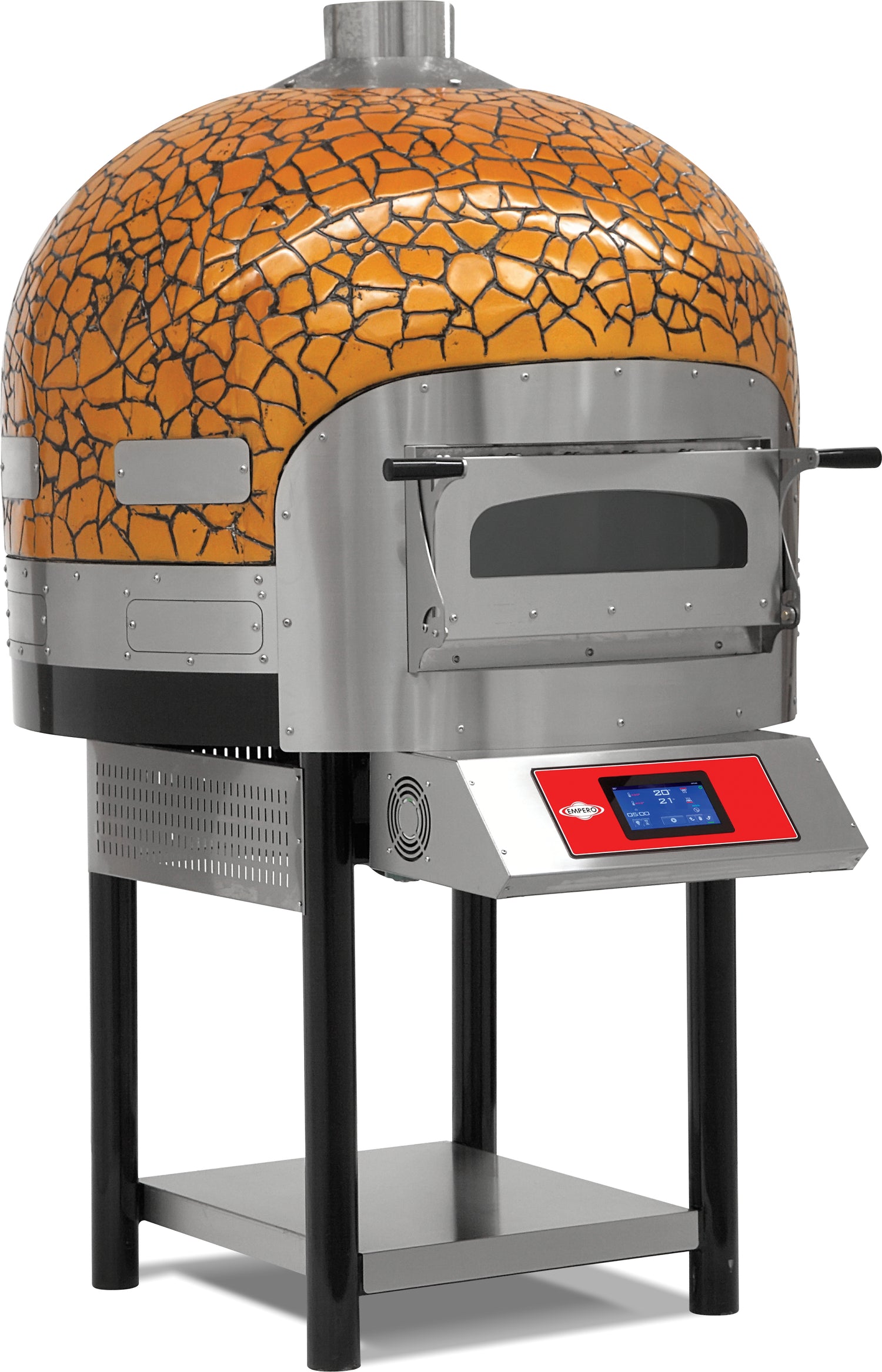 Digitaler elektrischer Pizzaofen mit Drehboden – Ø 300 mm 6 Pizzen 75 Pizzen/Stunde