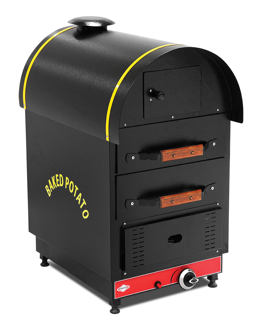 Gas-Kartoffelbackofen 2 Schubladen – 4,9 kW