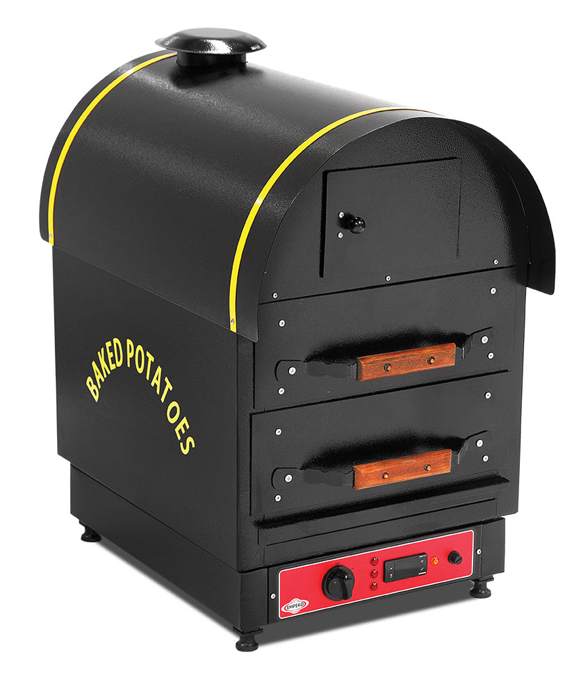 Elektrischer Kartoffelbackofen mit 2 Schubladen – 380 V / 3 kW