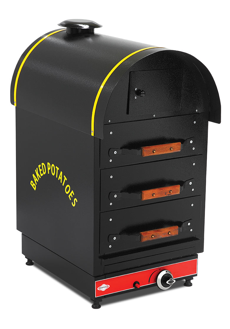 Gas-Kartoffelbackofen 3 Schubladen – 4,9 kW