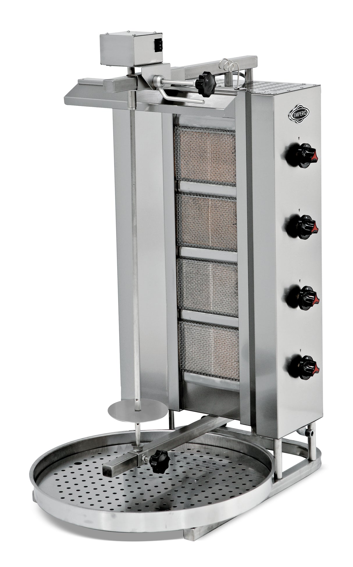 Grill Shawarma a gas – motore sopra – 630×830×983 mm