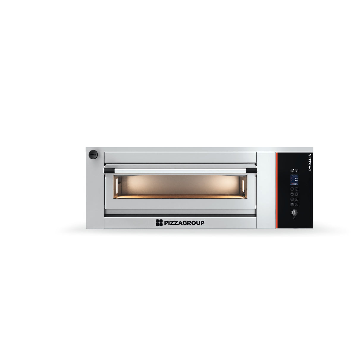 Electric pizza oven Pyralis 4 – 4 pizzas – 6.6 kW – 1130×1030×400 mm – View 4