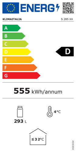 Étiquette énergétique officielle, classe D
