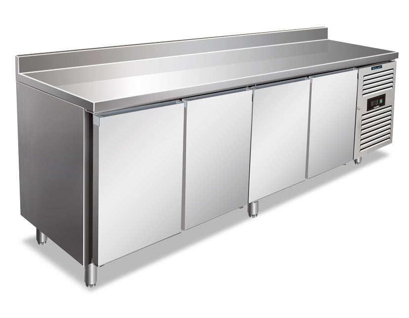 Ventilierter vier-türiger Tiefkühltisch SNACK 4200 BTF WITH SPLASHBACK