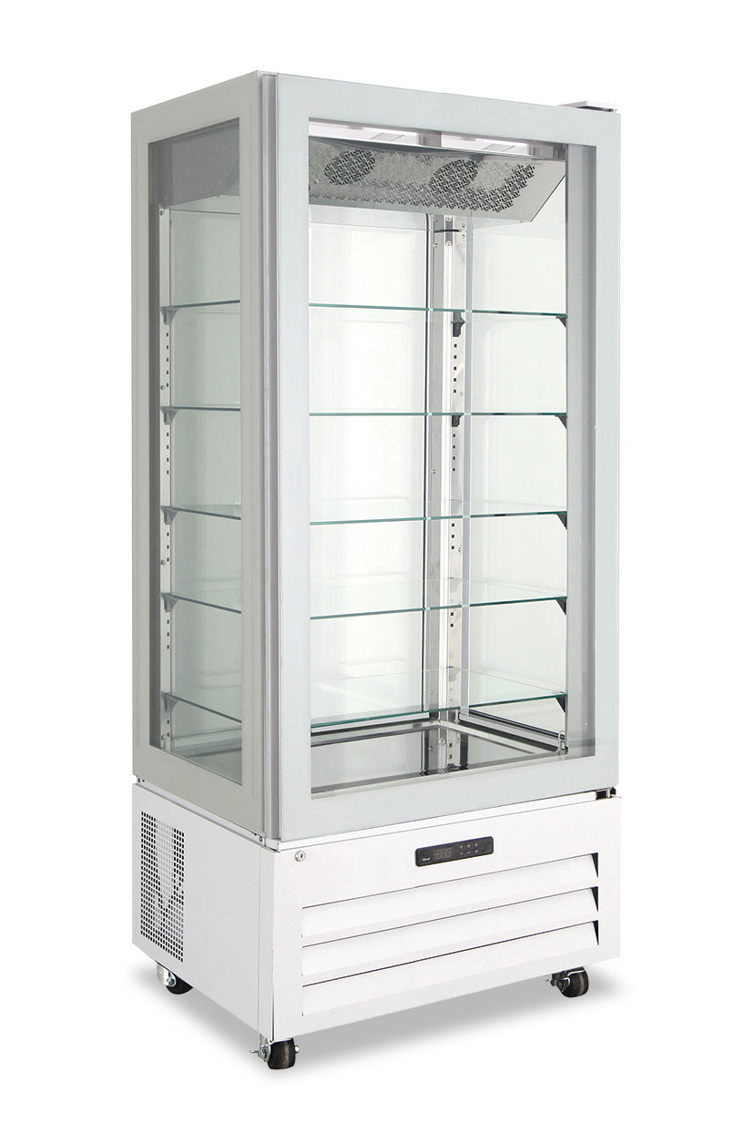VICTORIA 85 NFP Panorama-Kuchenvitrine 850×650×1950 mm