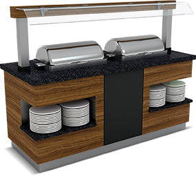Sumela Heißservice-Einheiten Chafing Dish – 3x(1/1 Gn) Chafing Dish