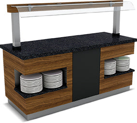 Sumela Nötr Servis Üniteleri Hapşırık Koruyuculu - 1000x900x900/1550 mm