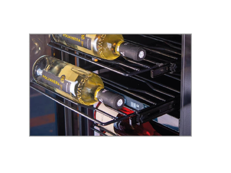 Frigorifero per vino - 311 L netti - +2 °C / +20 °C - 450×700×1802 mm