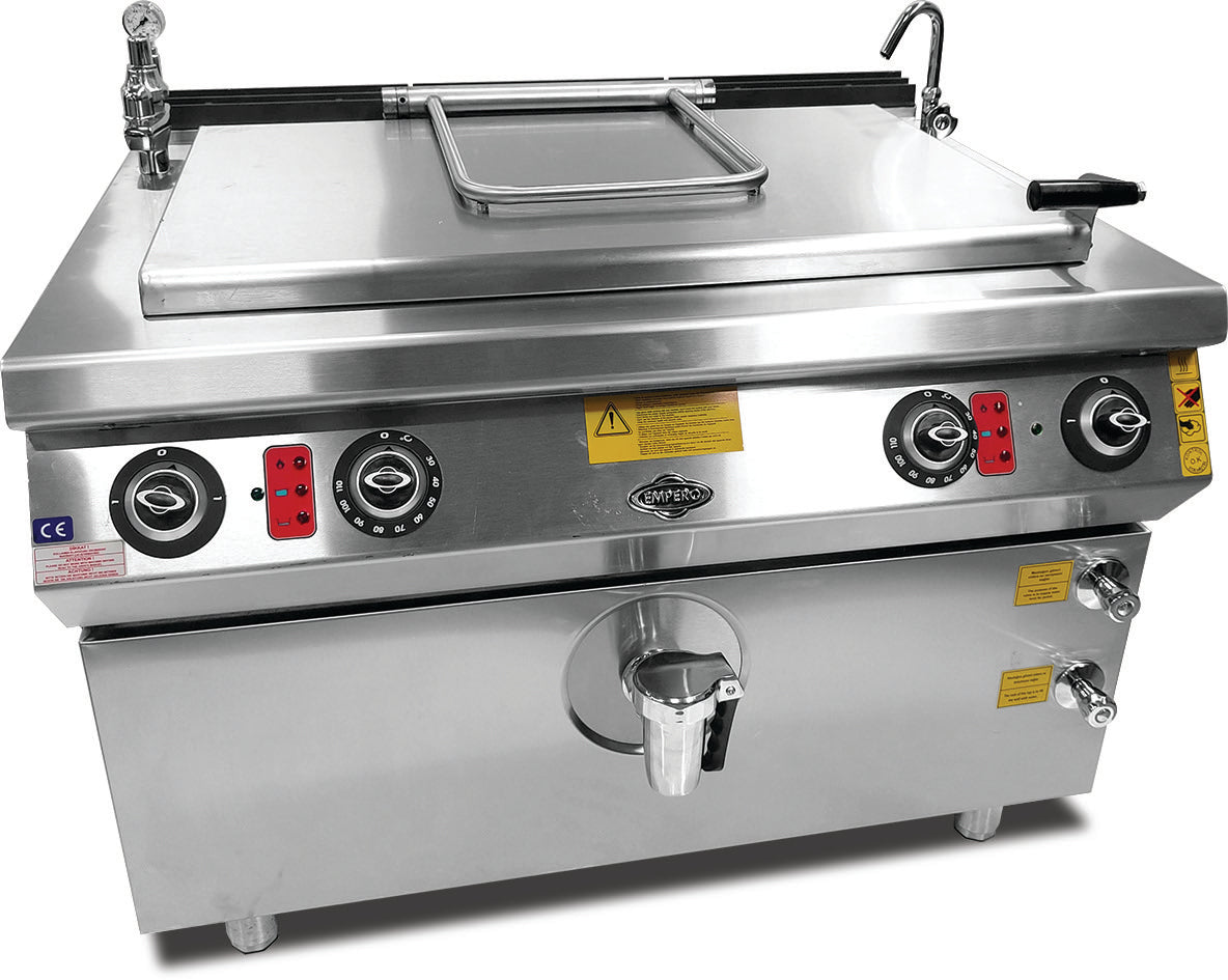 MRG.PLS.KTE.250 - Pentola professionale da 250 L con coperchio rettangolare