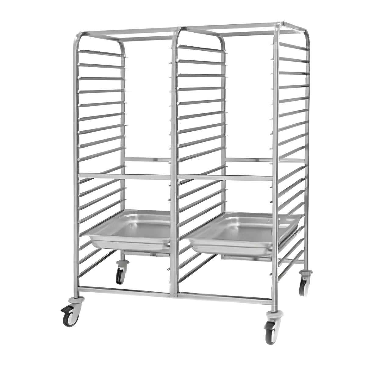 Carrello GN High Twin 2/1 GN – 34 vassoi – 1150×680×1720 mm