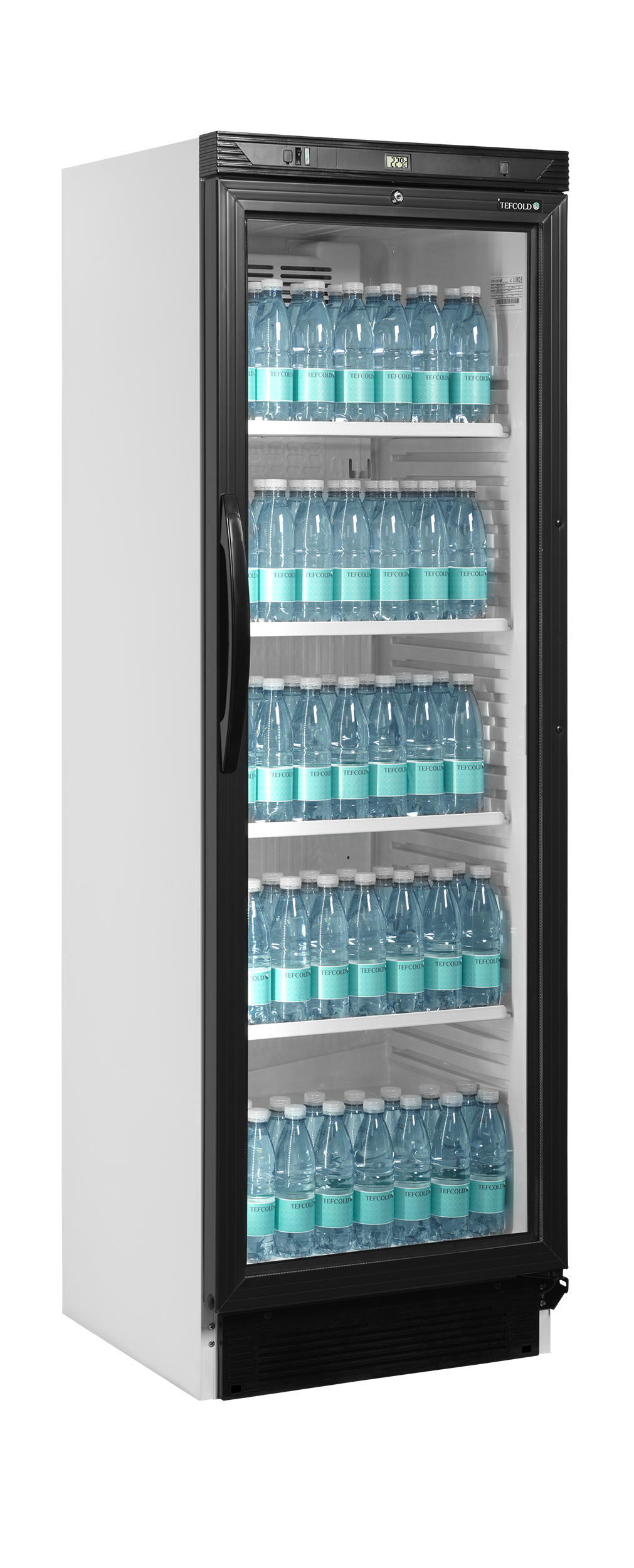 Getränkekühlschrank – 1 Glastür – 219 L – 595×600×1840 mm – Weiß – +2 bis +12 °C - Weitere Ansicht