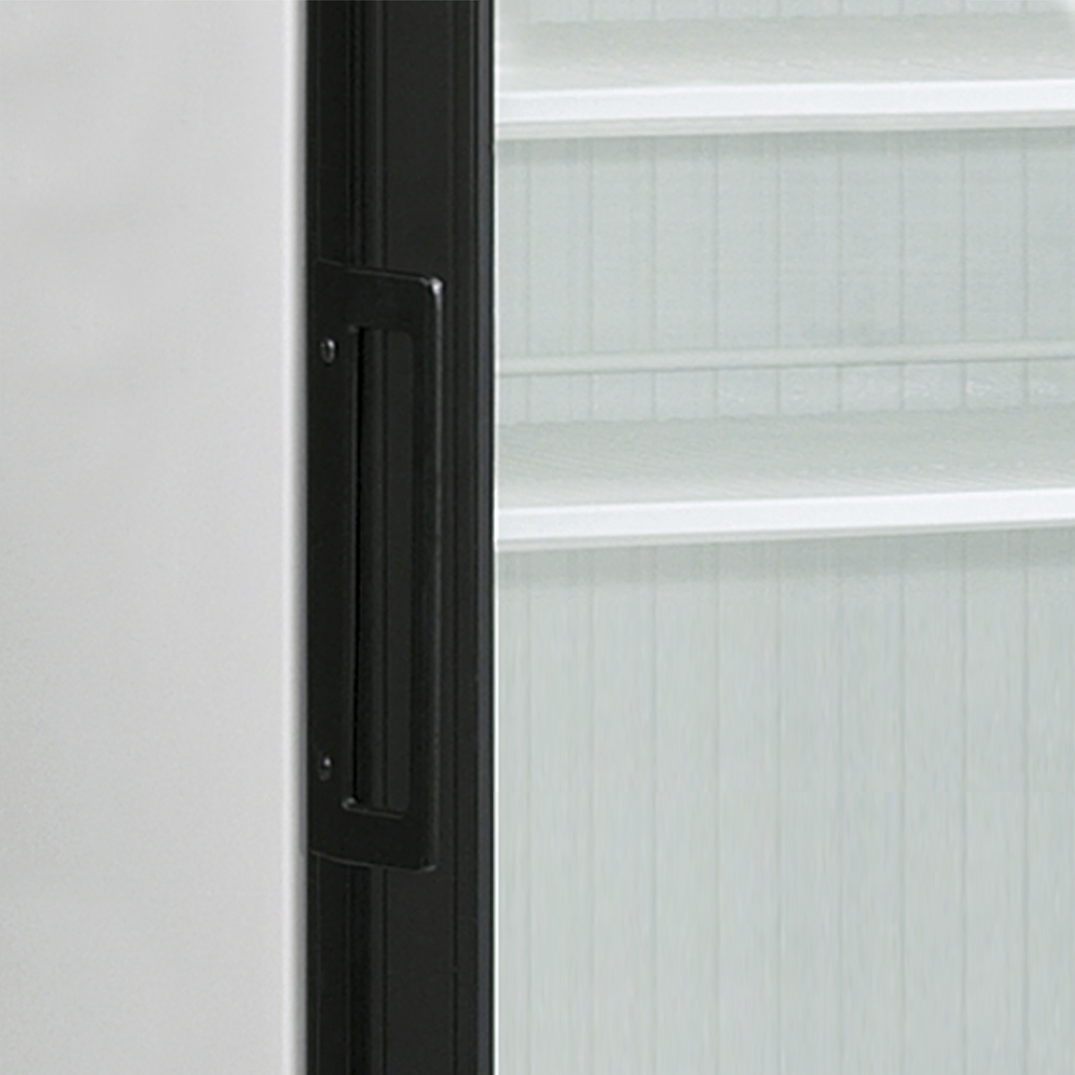 Getränkekühlschrank – 1 Glastür – 347 L – 595×640×1980 mm – Weiß – +2 bis +10 °C - Detail