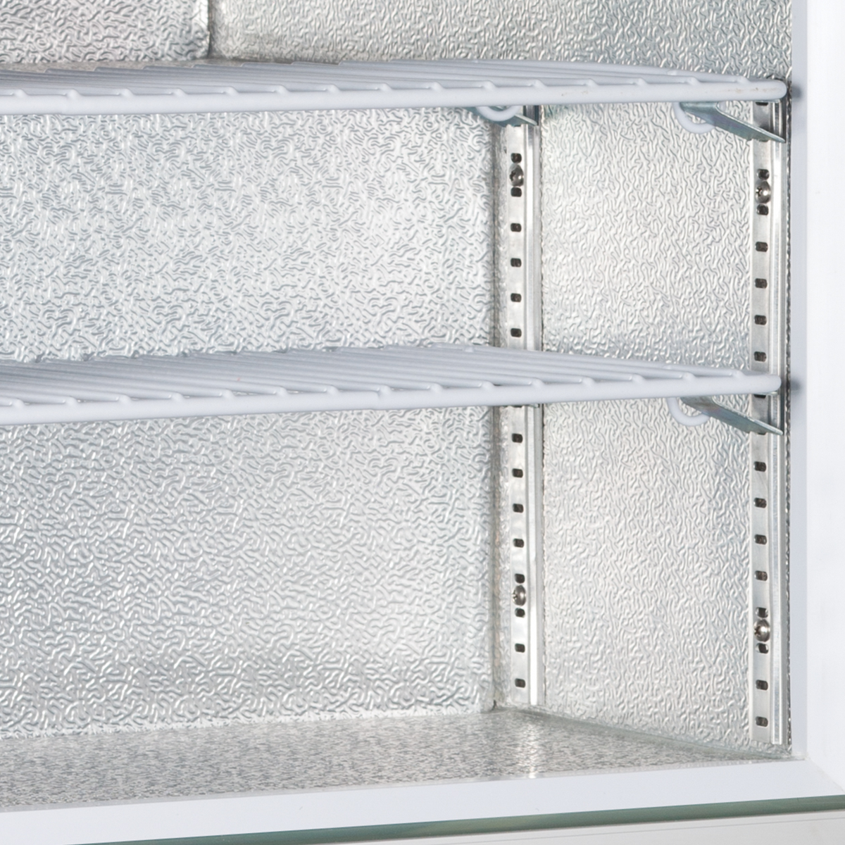 Tisch-Gefriervitrine – 1 Glastür – 48 L – 570×530×520 mm – Weiß - Detail