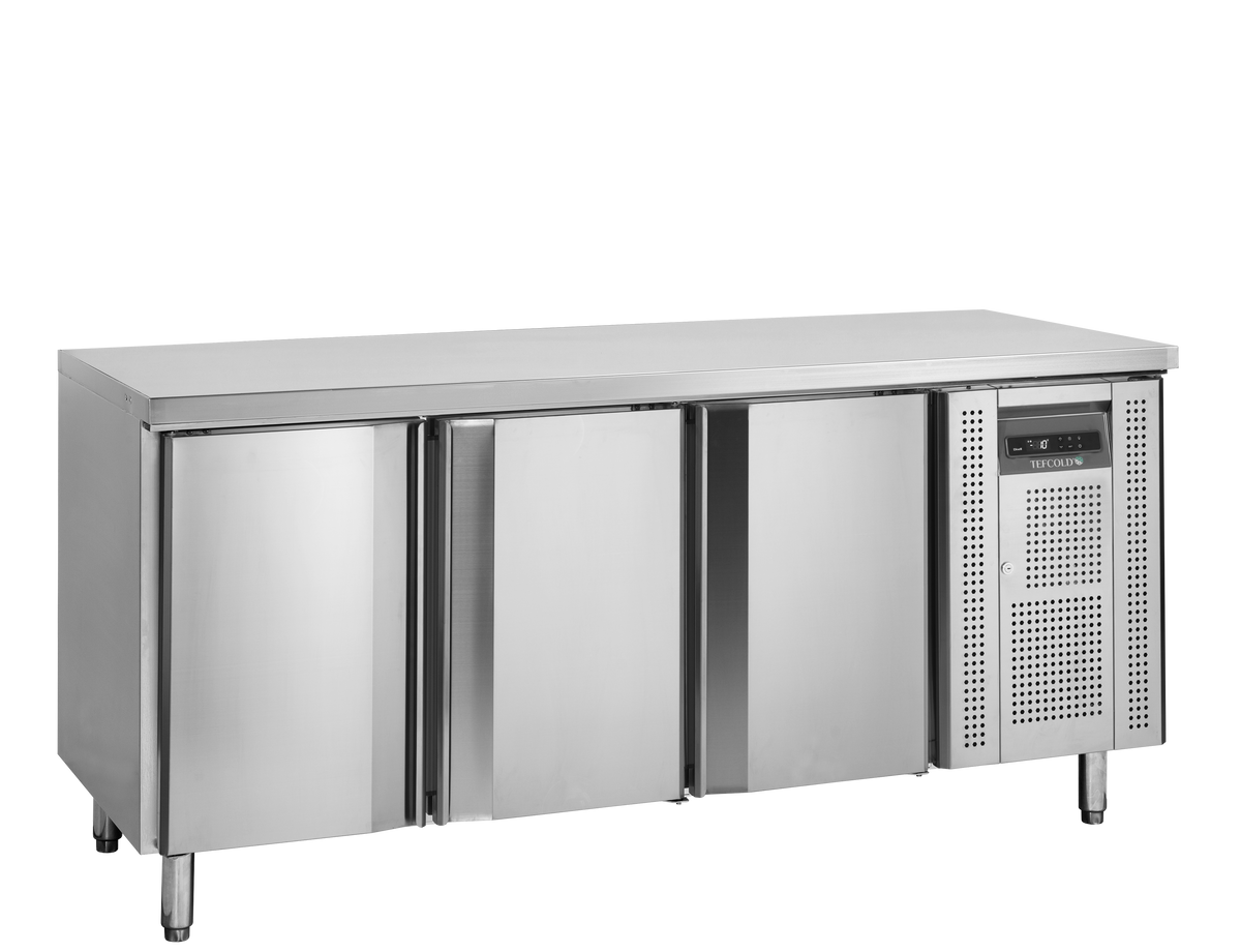 Tiefkühltisch – 3 Türen – 402 L – 1795×700×880 mm – SS 304 - Produktansicht