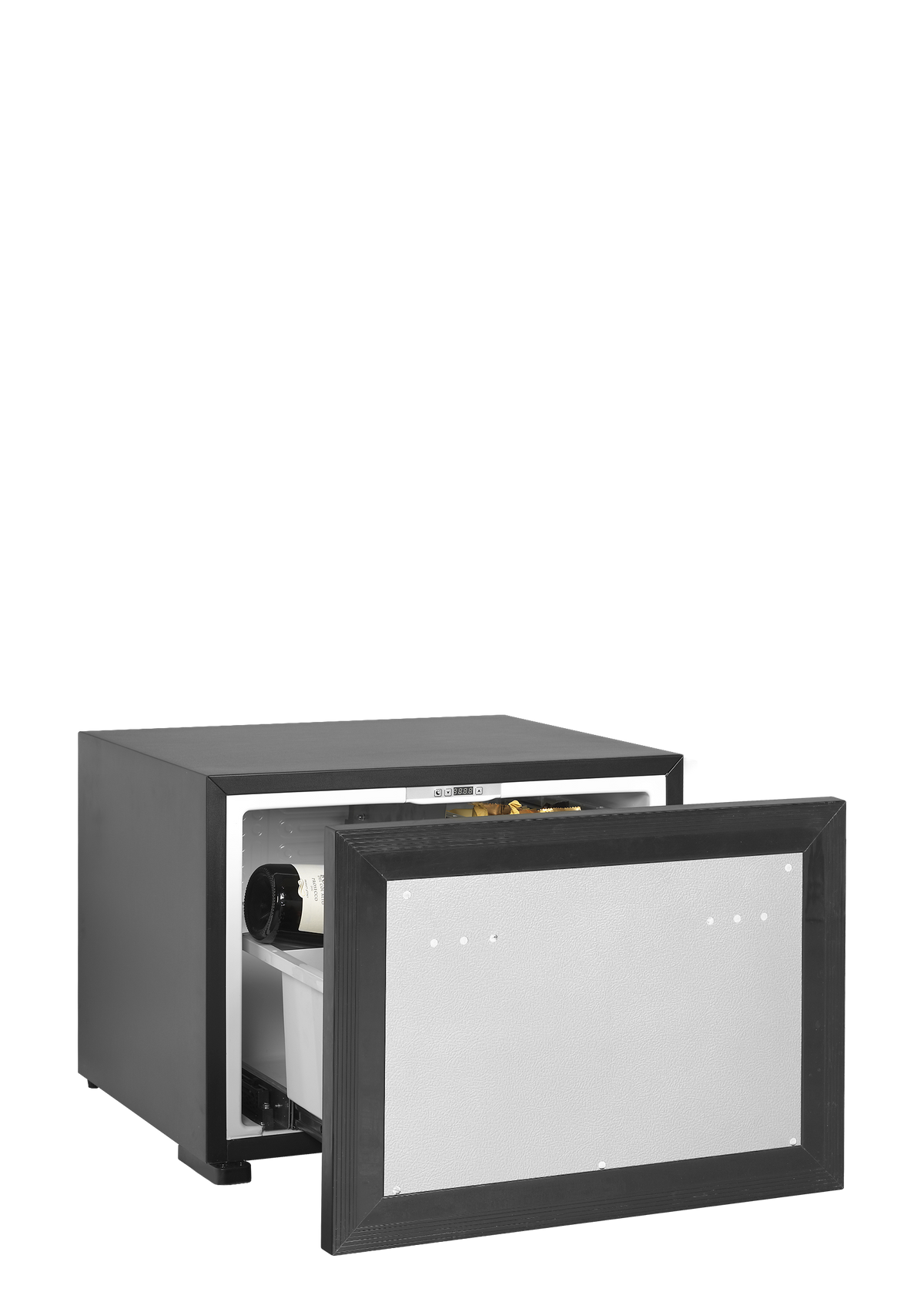 Minibar-Schubladenkühlschrank – 45 L – 550×480×420 mm – Schwarz - Innenansicht