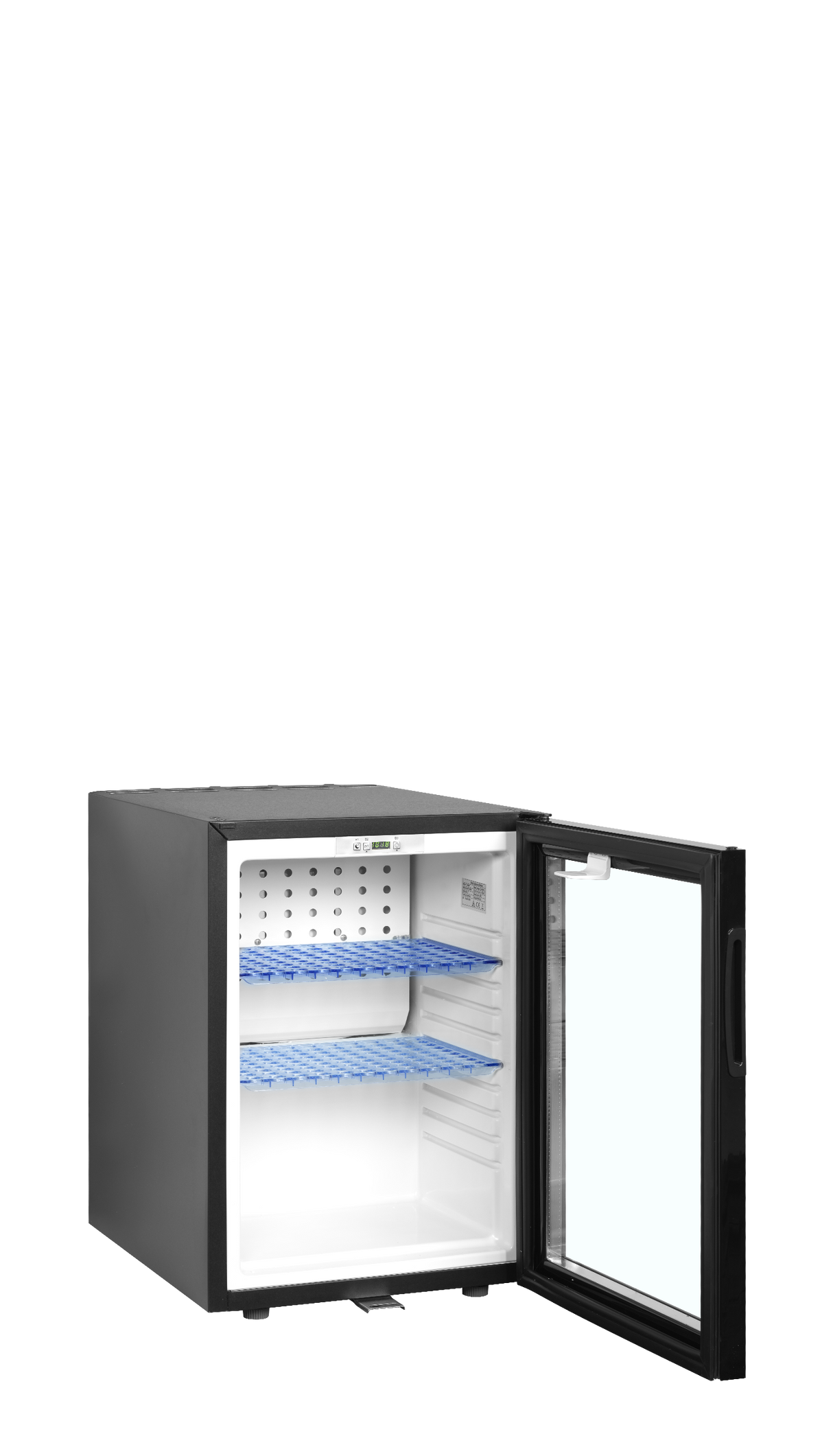 Minibar-Kühlschrank – 1 Glastür – 34 L – 402×485×565 mm – Schwarz - Innenansicht