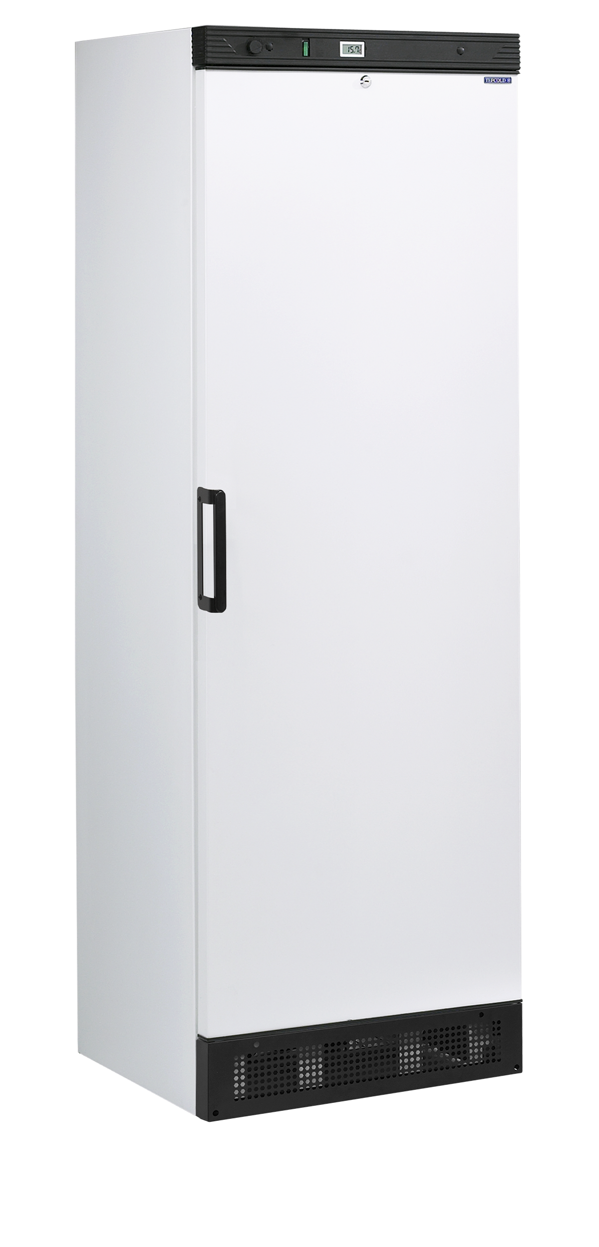 Gewerbegefrierschrank – 1 Tür – 270 L – 595×600×1840 mm – Weiß – 6 Feste Gefrierablagen - Produktansicht