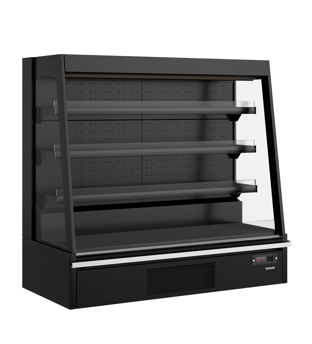 Wandkühlregal – 360 L – 1500×750×1500 mm – Schwarz RAL9005 - Produktansicht