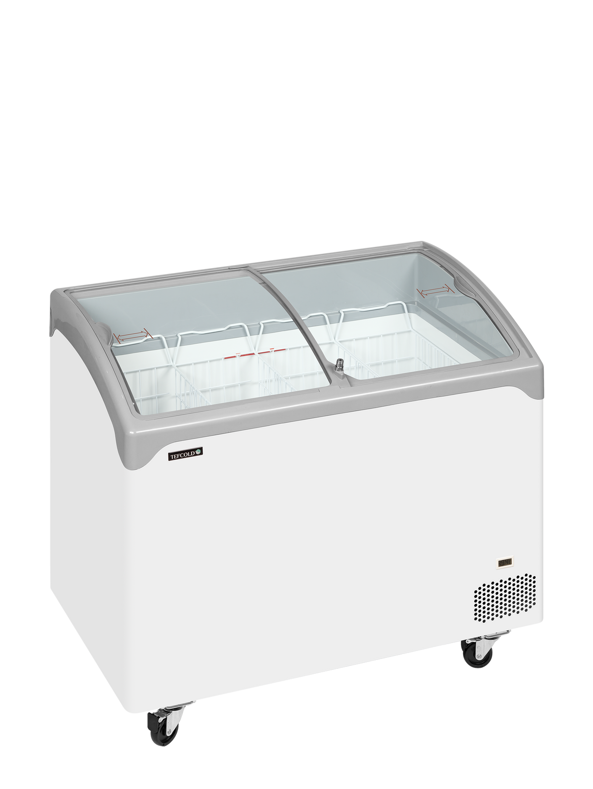 Eiscreme-Gefriertruhe – 218 L – 1030×650×918 mm – Weiß – 141 W - Produktansicht