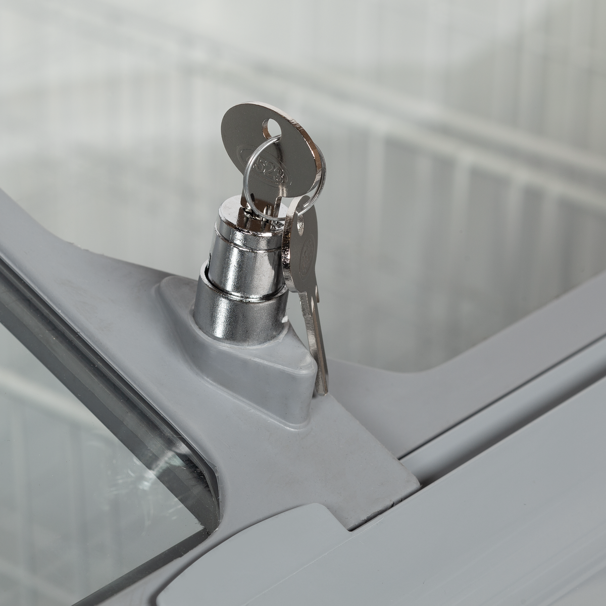 Eiscreme-Gefriertruhe – 218 L – 1030×650×918 mm – Weiß – 141 W - Detail