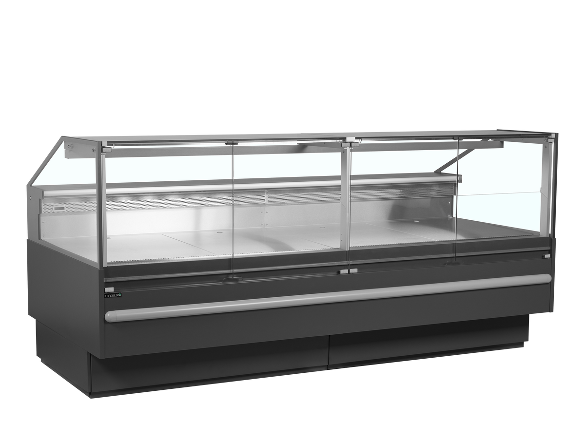 Bedienkühltheke – 627 L – 2548×1120×1190 mm – Grau RAL7015 - Produktansicht