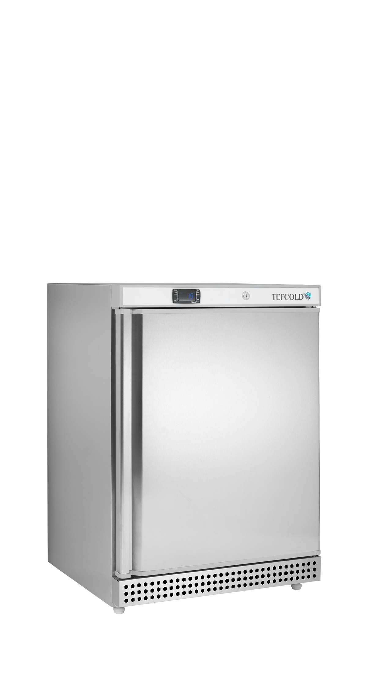 Gewerbekühlschrank – 1 Tür – 119 L – 600×615×855 mm – SS 430 - Produktansicht