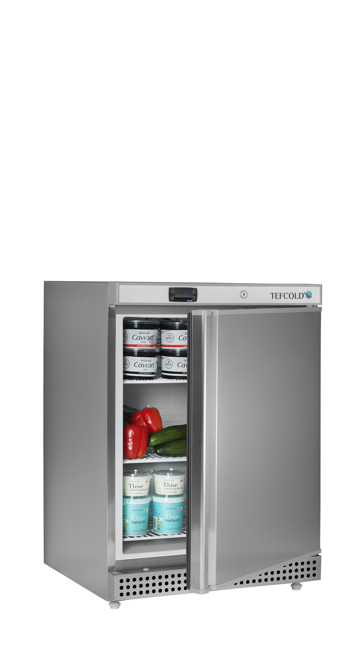 Gewerbekühlschrank – 1 Tür – 119 L – 600×615×855 mm – SS 430 - Anwendungsbeispiel