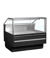 Bedienkühltheke – 311 L – 1298×1120×1190 mm – Schwarz RAL9005 - Produktansicht