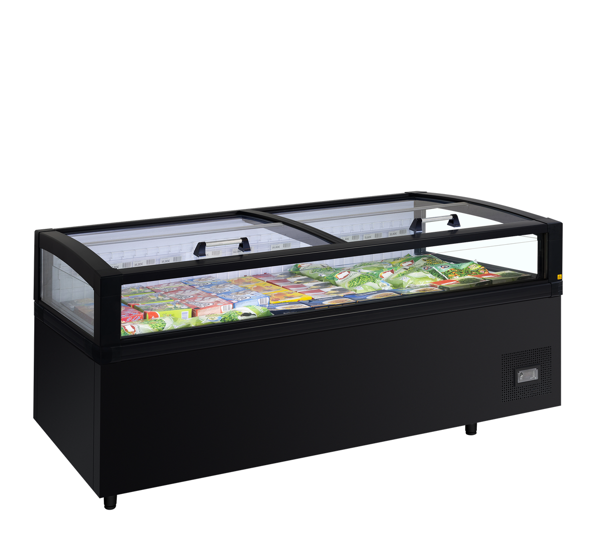 Kühl-/Gefrierinsel – 613 L – 1983×980×970 mm – Schwarz RAL9005 - Produktansicht