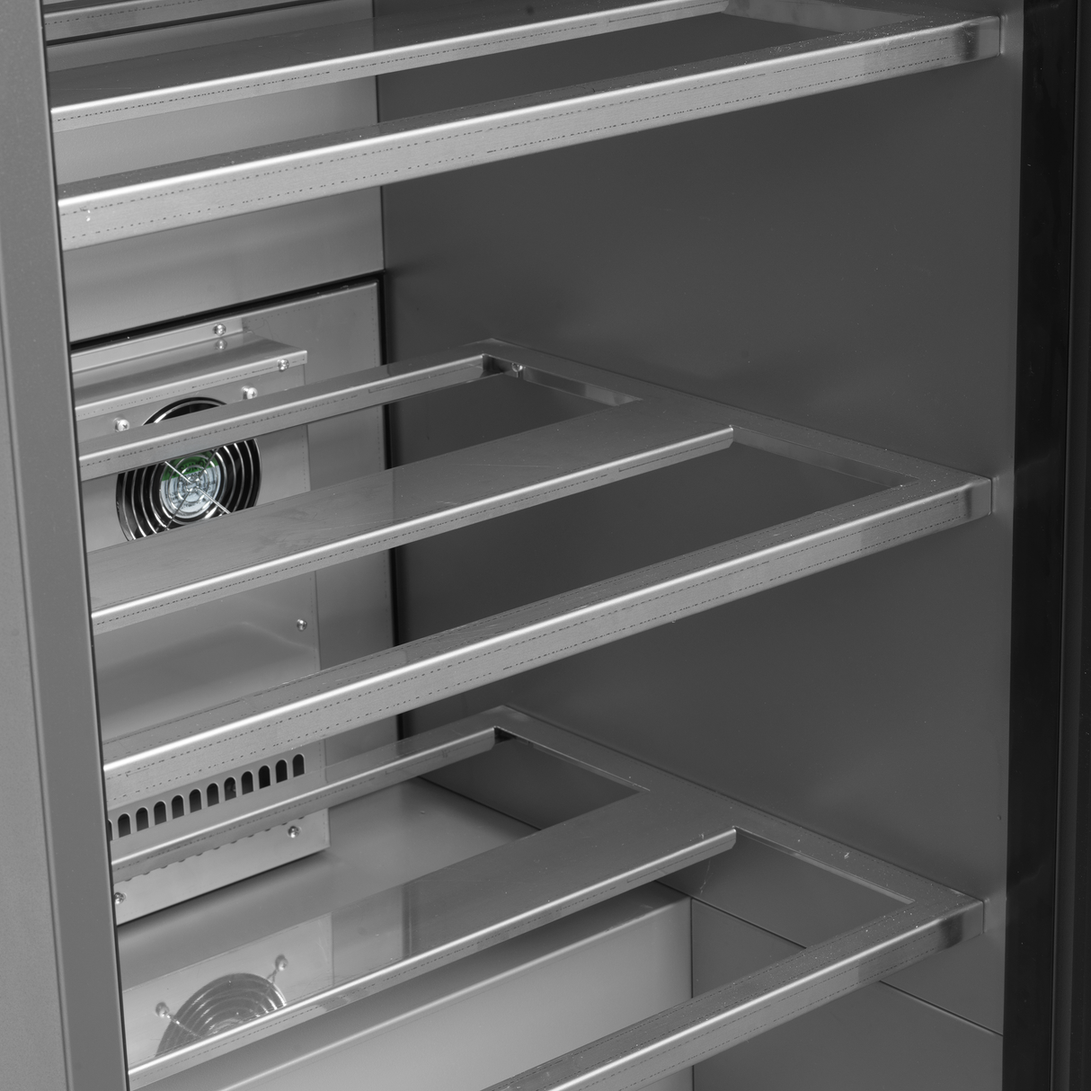 Fasskühler – 1 Tür – 424 L – 745×745×1340 mm – Anthrazit RAL 7021 - Detail