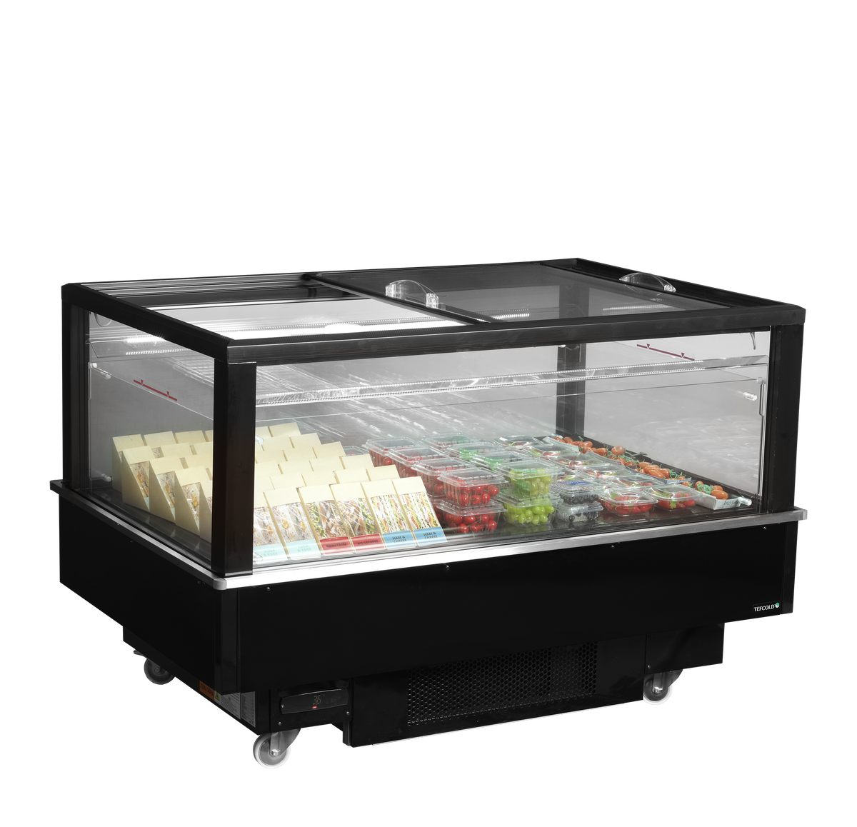 Kühl-/Gefrierinsel – 320 L – 1512×1010×975 mm – Schwarz RAL9005 - Anwendungsbeispiel