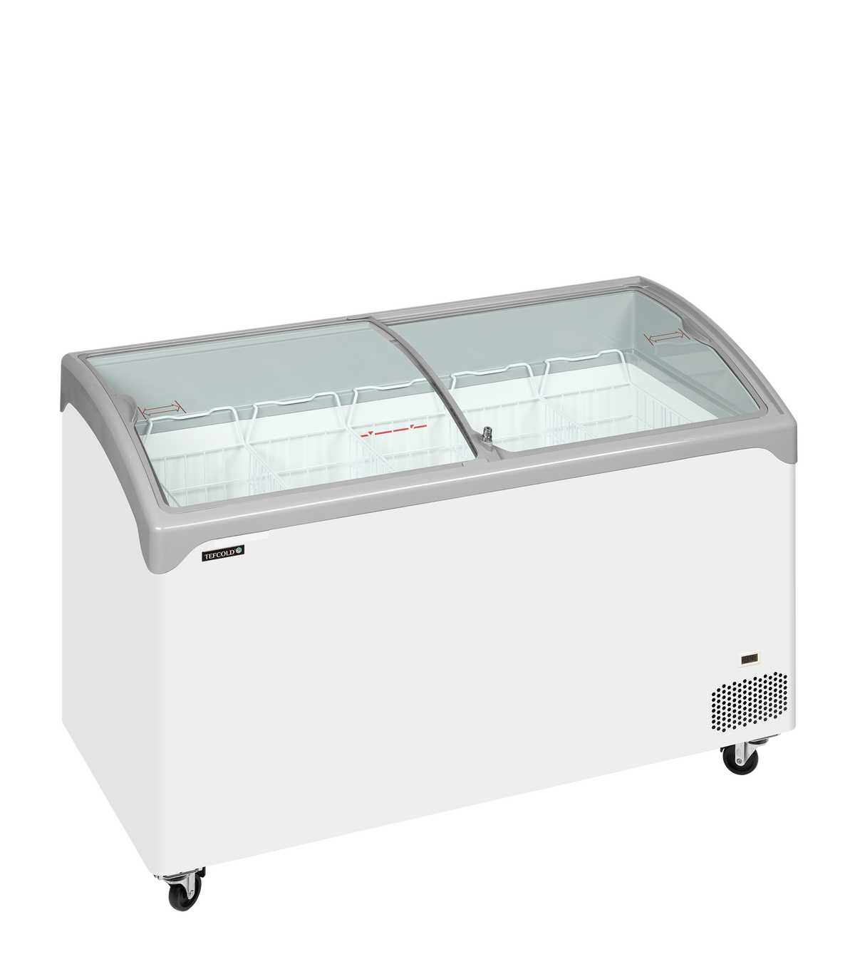 Eiscreme-Gefriertruhe – 298 L – 1320×650×918 mm – Weiß – 300 W - Produktansicht