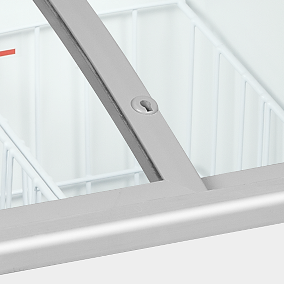 Eiscreme-Gefriertruhe – 85 L – 570×570×885 mm – Weiß – 190 W - Detail