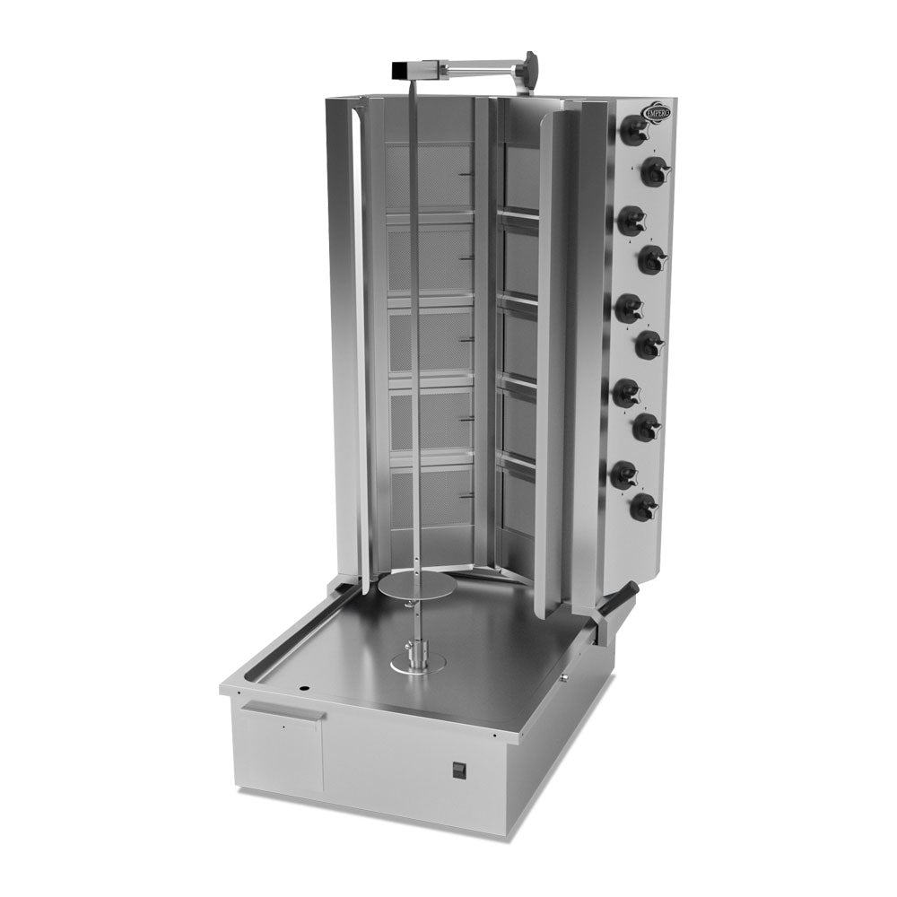 Grill Shawarma Gas Motore basso tipo V – 715×860×1395 mm