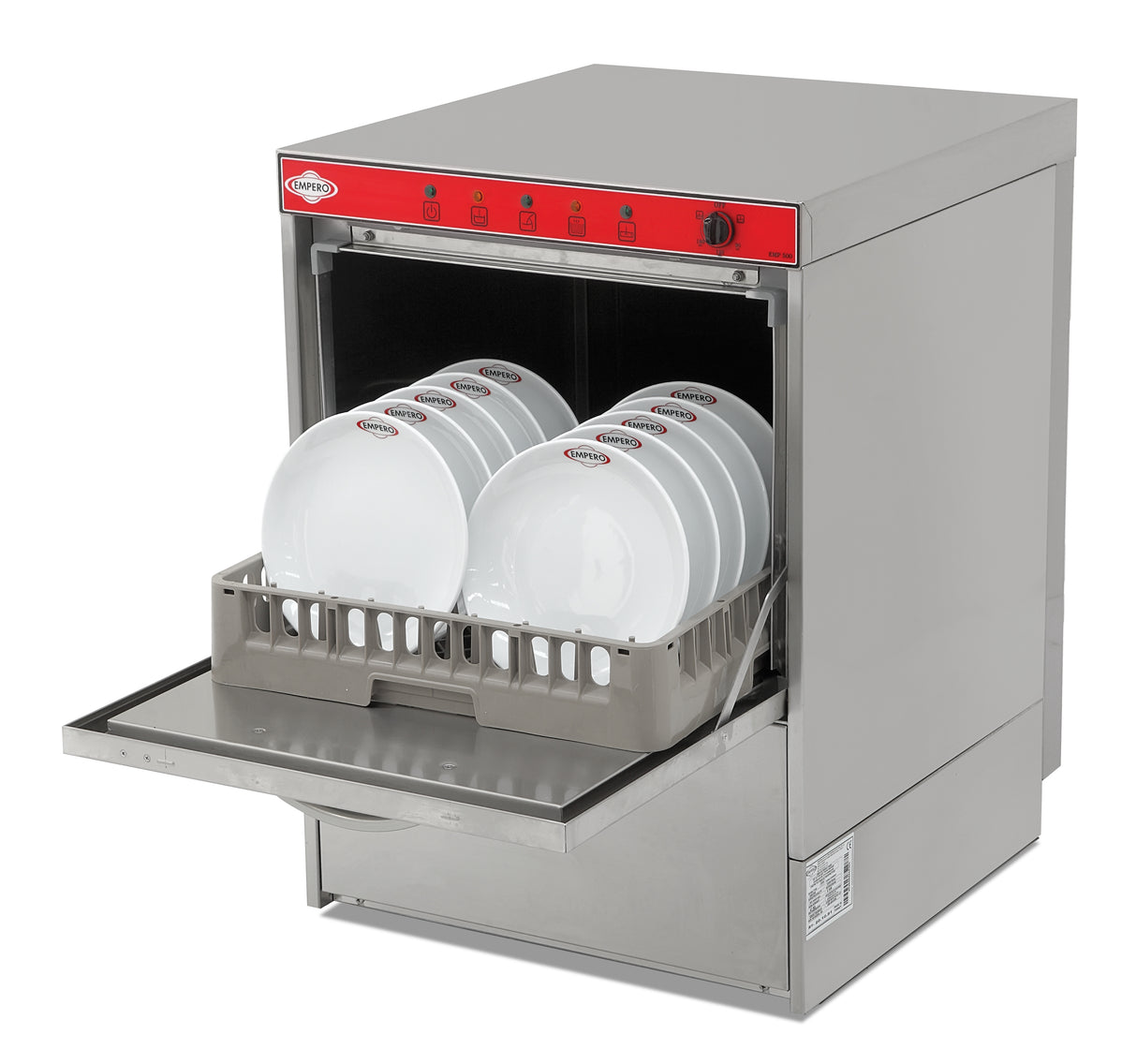 Lavastoviglie sottobanco – 380V – 3 programmi – 500 piatti/ora – 590×660×830 mm