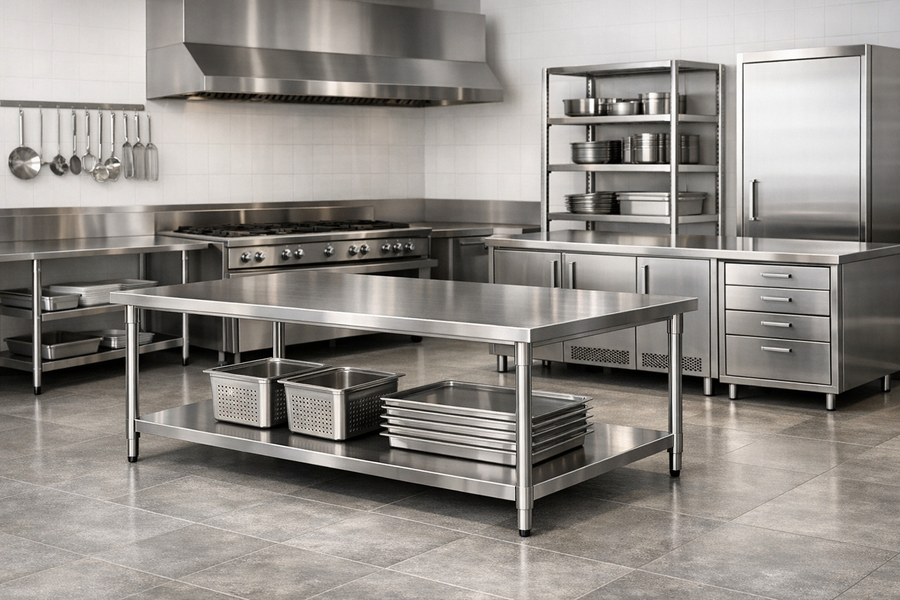 Stainless steel furniture