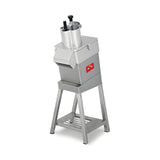 Gemüseschneider Standgerät, 300 kg/h, 0,55 kW, abnehmbare Edelstahlklingen, Sicherheitssensor, 420×495×1155 mm – Produktbild