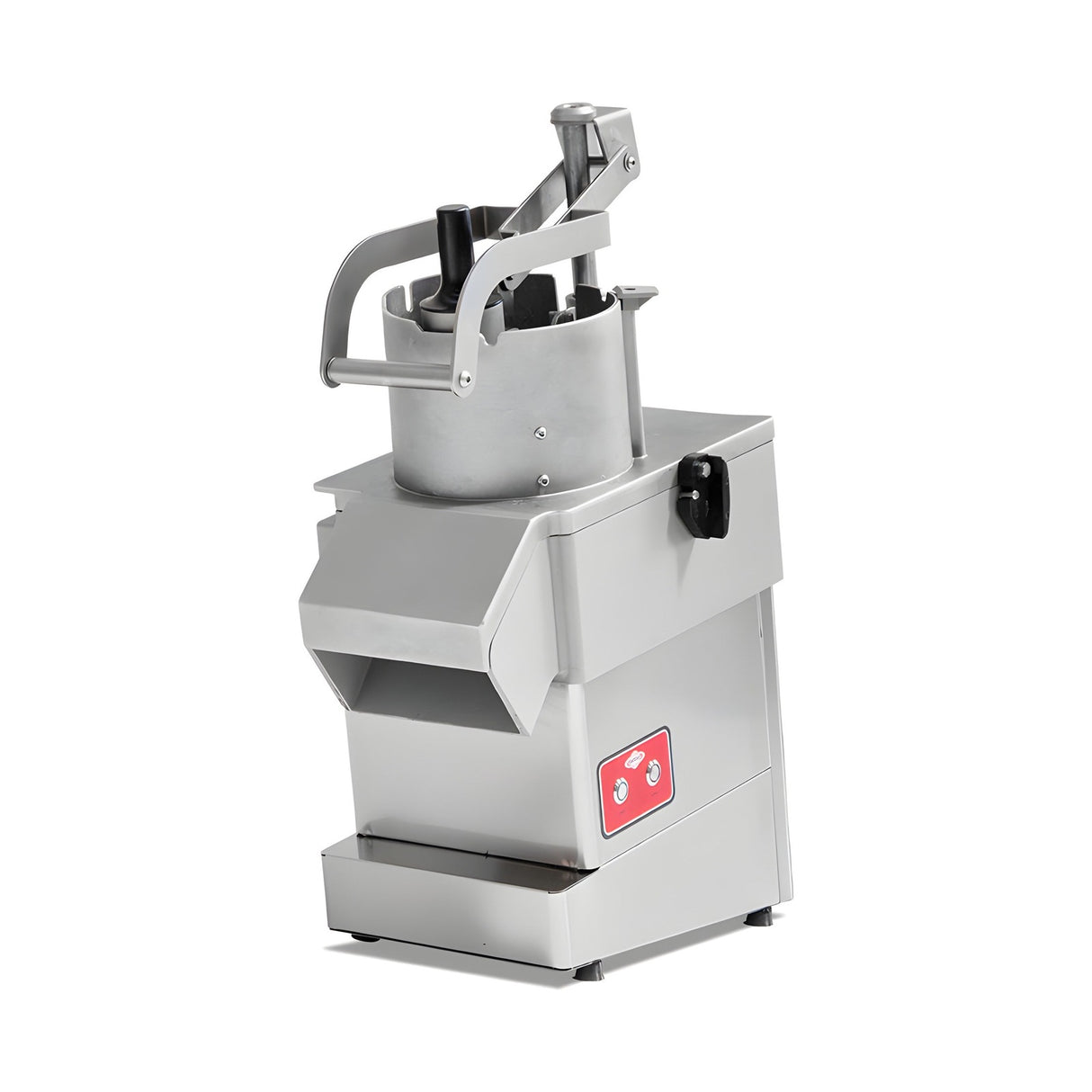 Gemüseschneider, 400 kg/h, 0,75 kW, abnehmbare Edelstahlklingen, Sicherheitssensor, 295×495×723 mm – Produktbild