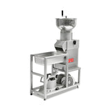 Gemüseschneider mit Silo, 1000 kg/h, 0,70/0,85 kW, 2 Geschwindigkeiten, Edelstahlklingen, Sicherheitssensor, 370×885×1335 mm – Produktbild