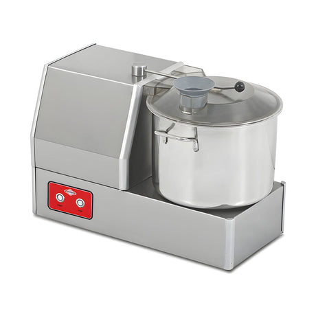 Cutter Mixer, 8 L, 0,37 kW, Sicherheitssensor, Edelstahl, 340×500×390 mm – Produktbild