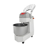 Pétrin à double spirale, 50 L, 2 vitesses, minuterie, 400V, sur roues, 544×912×1065 mm